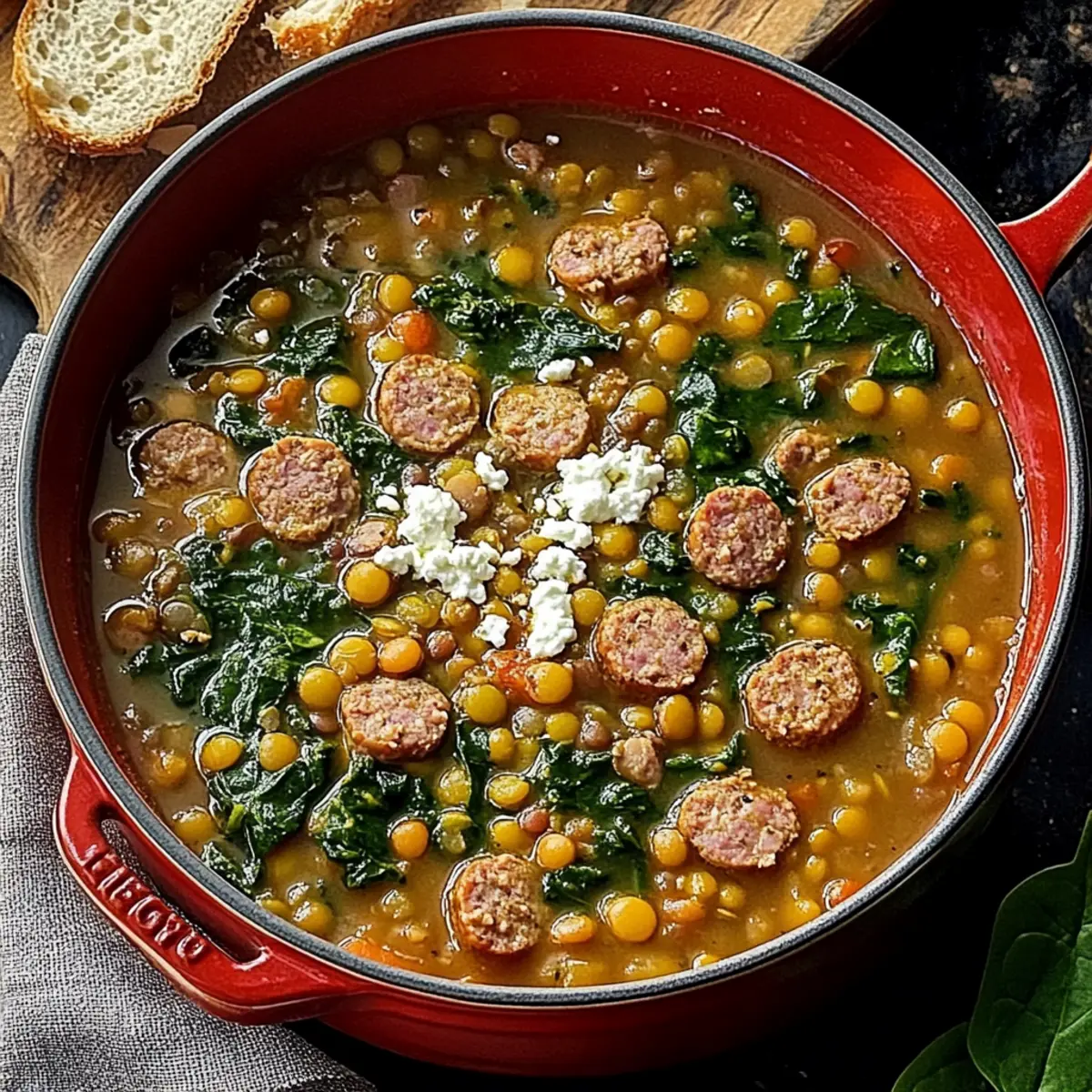 Sausage and Lentil Soup: A Cozy Comfort in Every Spoonful