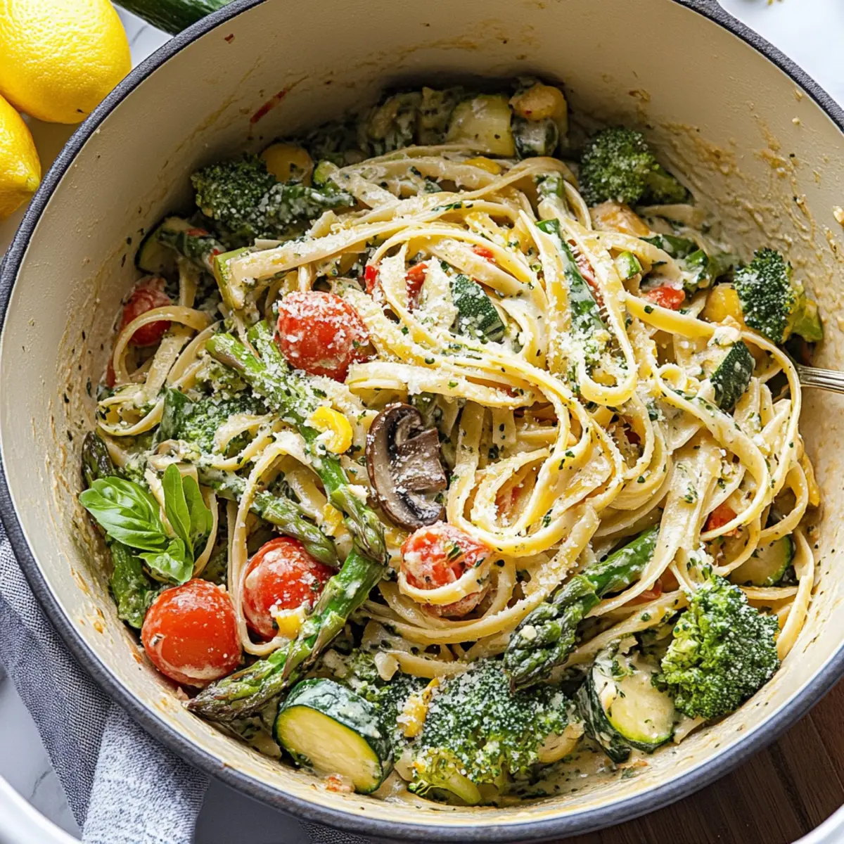 Spring Pasta Primavera: A Creamy Dish Bursting with Freshness