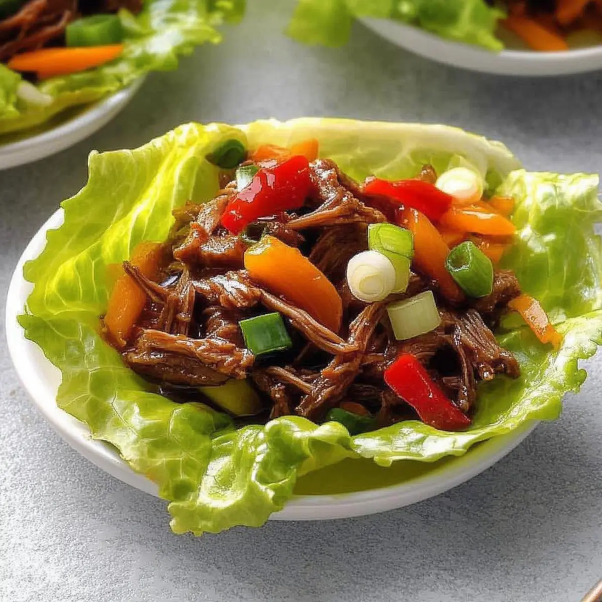 Savory Shredded Beef Lettuce Cups for a Quick Family Dinner