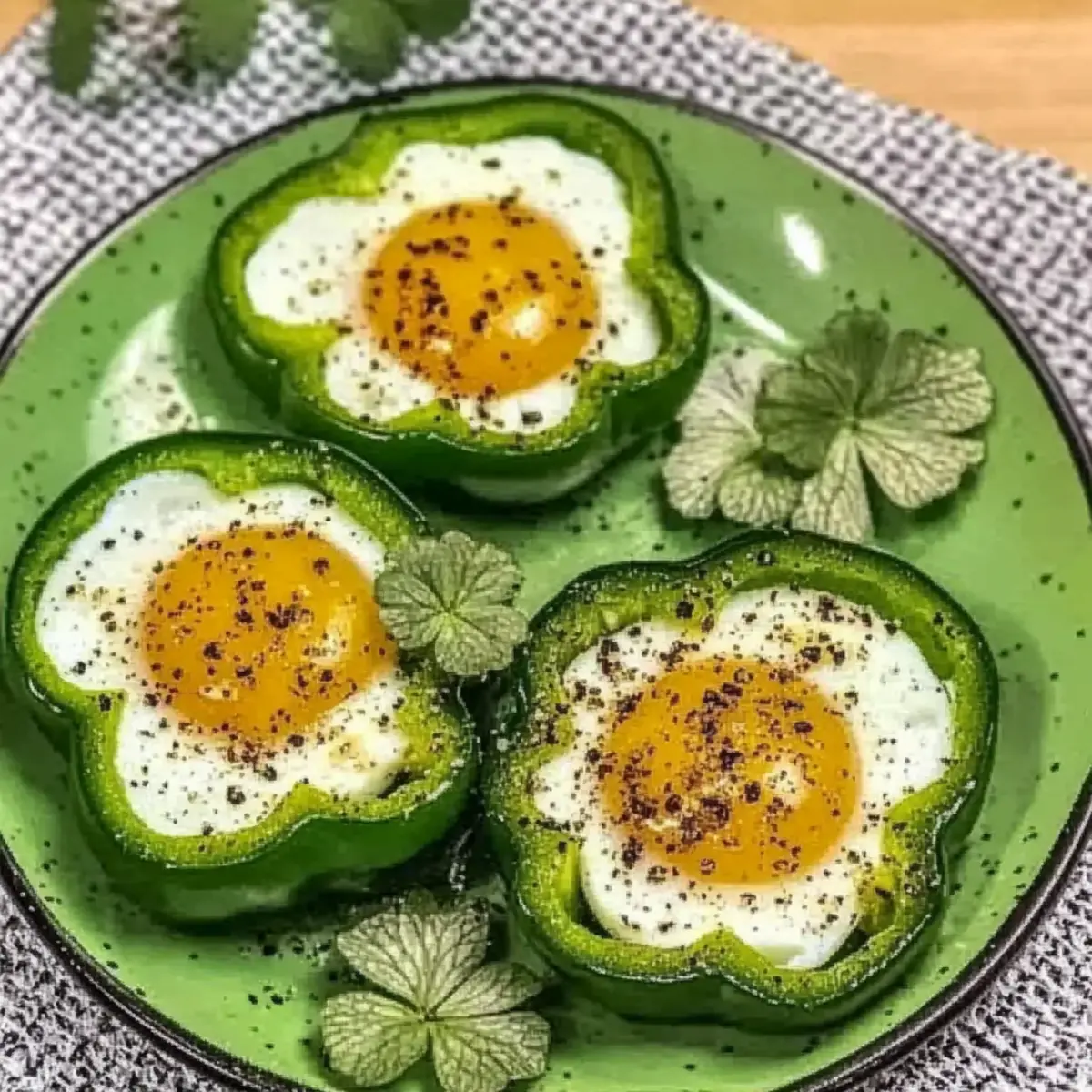 Shamrock Bell Pepper Eggs: A Festive and Healthy Breakfast Delight