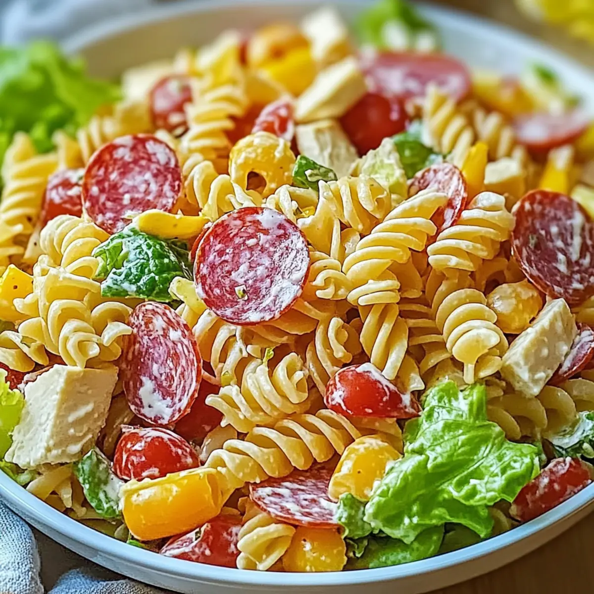 Delicious Italian Grinder Pasta Salad You’ll Love to Customize