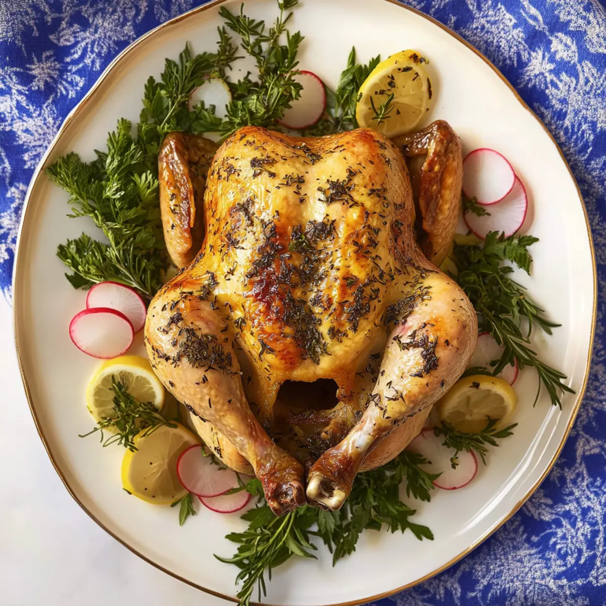 Lemony Herb Roast Chicken for Juicy, Flavorful Dinners