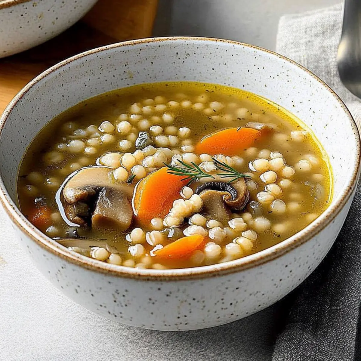Comforting Mushroom Barley Soup for Cozy Nights