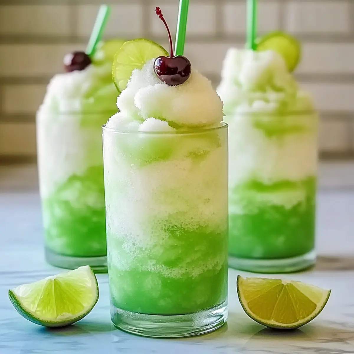 Zesty Lime Sherbet Floats: A Refreshing Summer Delight
