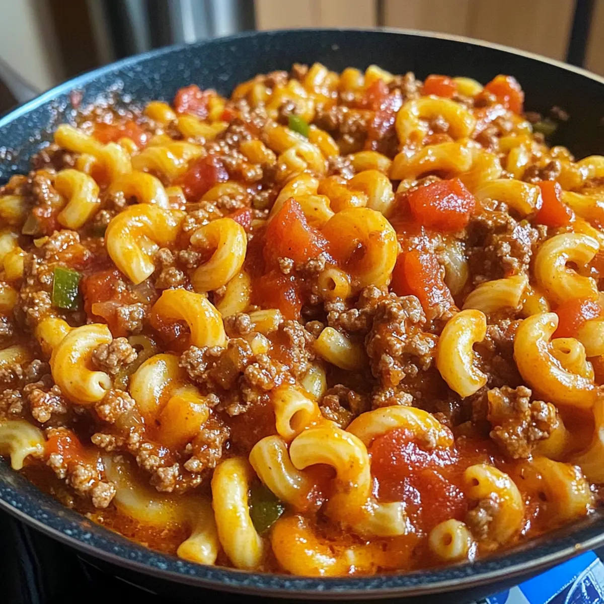 One Pot American Goulash: Easy Comfort Food for Busy Nights