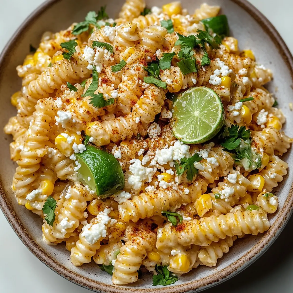 Mexican Street Corn Pasta Salad: A Creamy Summer Delight