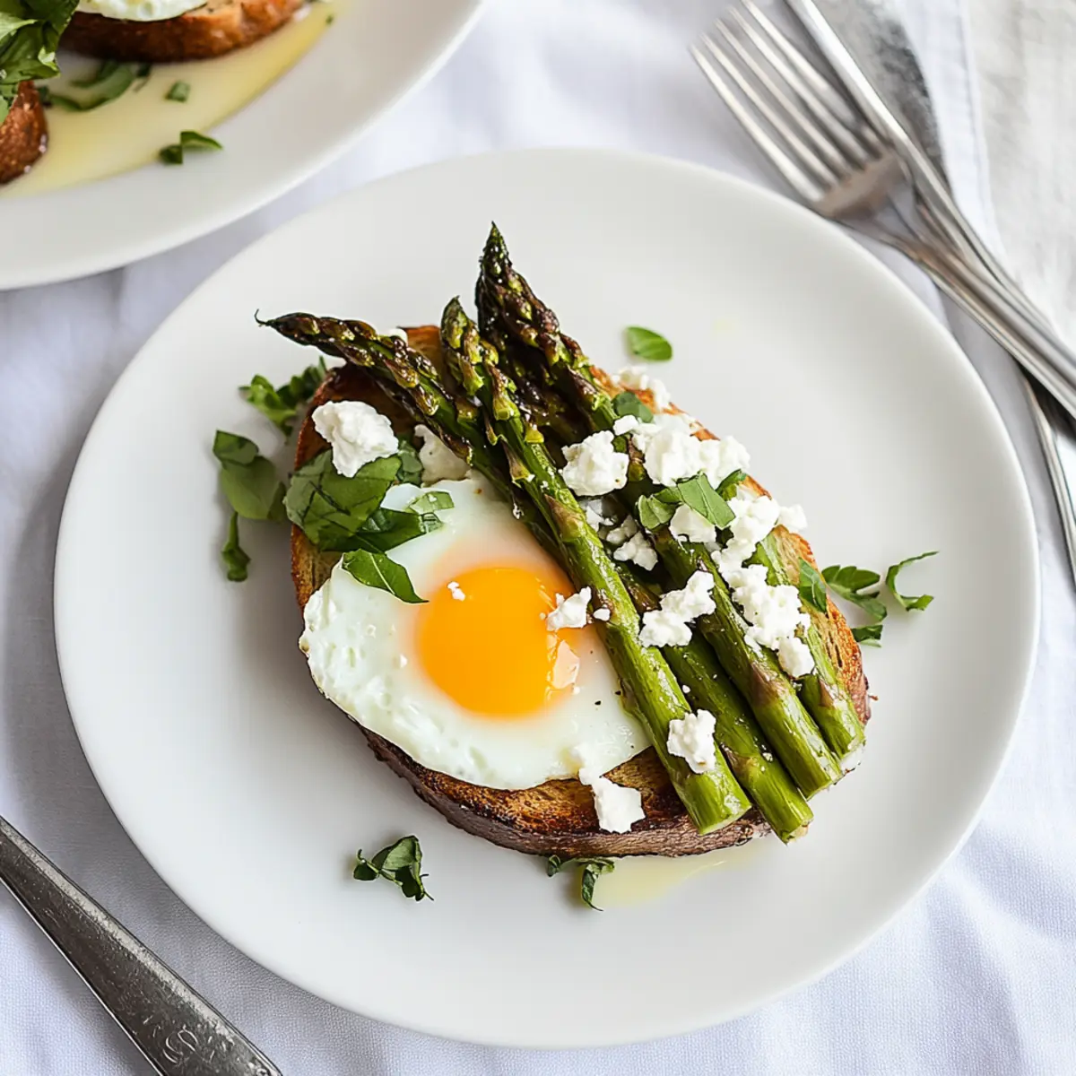 Asparagus and Eggs on Toast for a Vibrant Spring Brunch