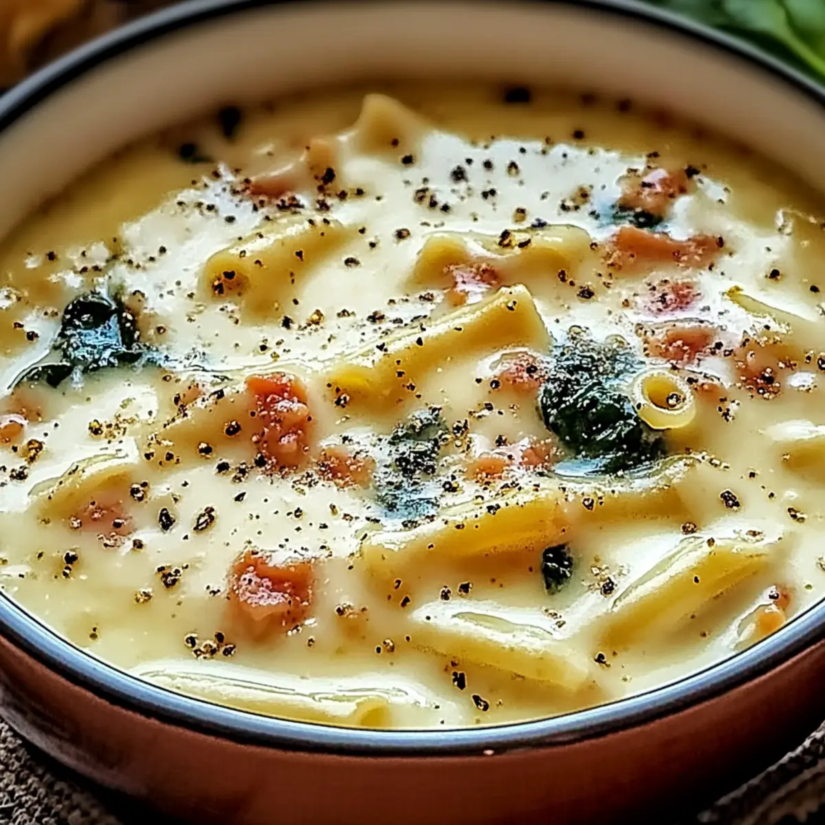 Creamy White Lasagna Soup to Warm Your Soul Tonight