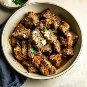 Crockpot Garlic Butter Steak Bites
