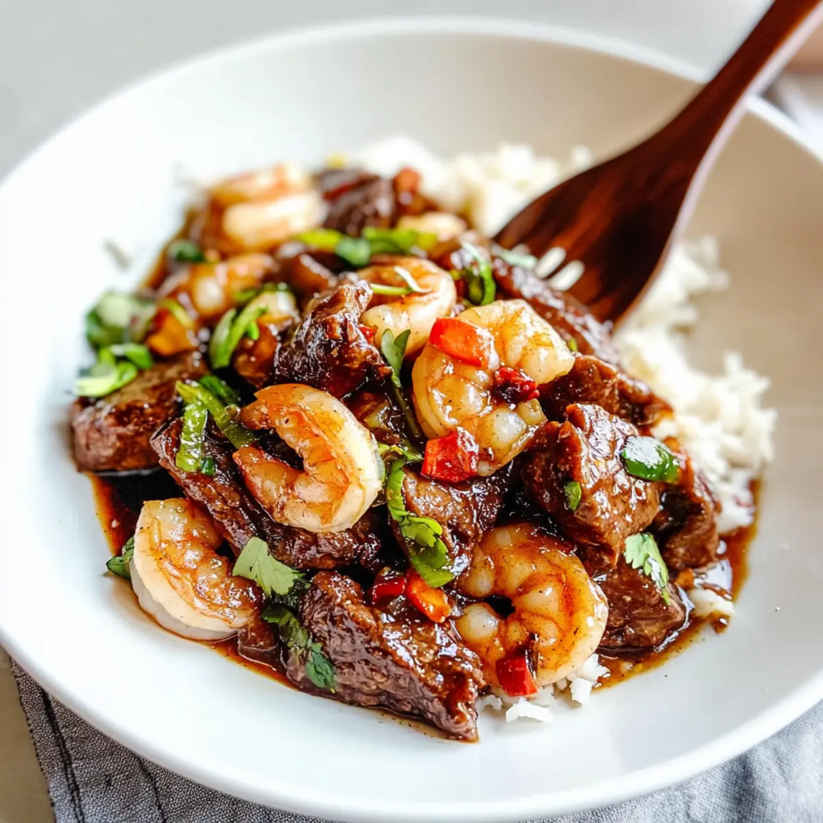 Savory Beef and Shrimp Stir Fry in Just 15 Minutes!