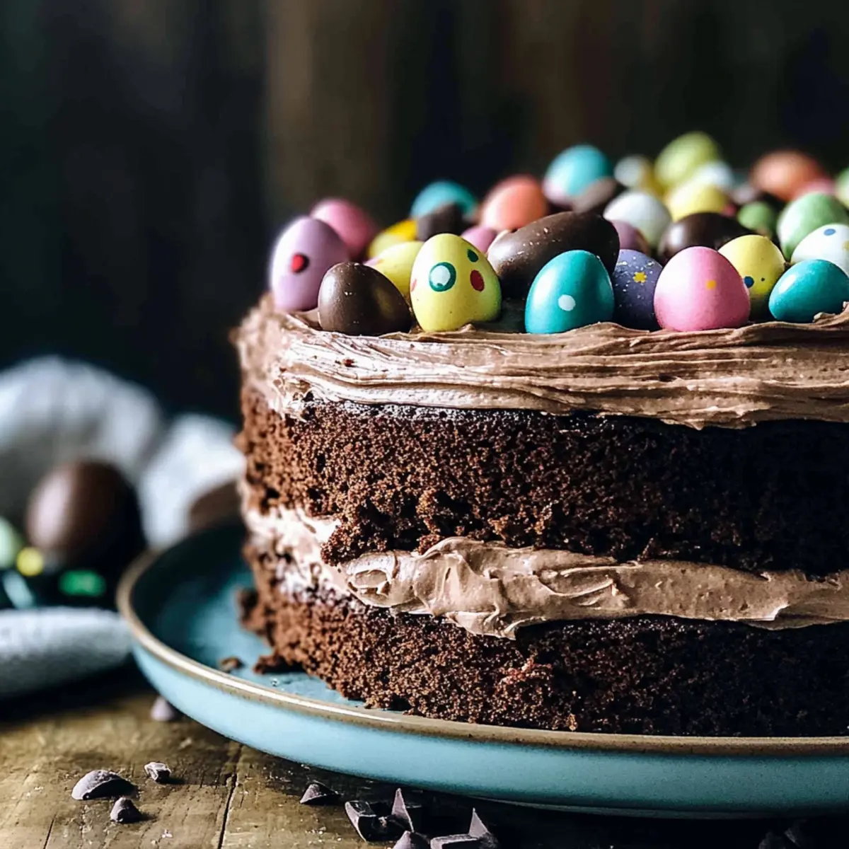 Irresistible Chocolate Easter Egg Cake for All Chocolate Lovers