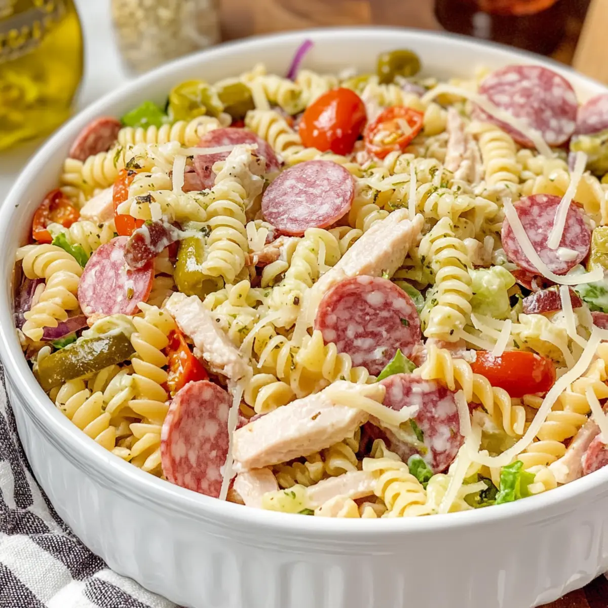 Grinder Pasta Salad: Taste the Italian Sandwich Magic