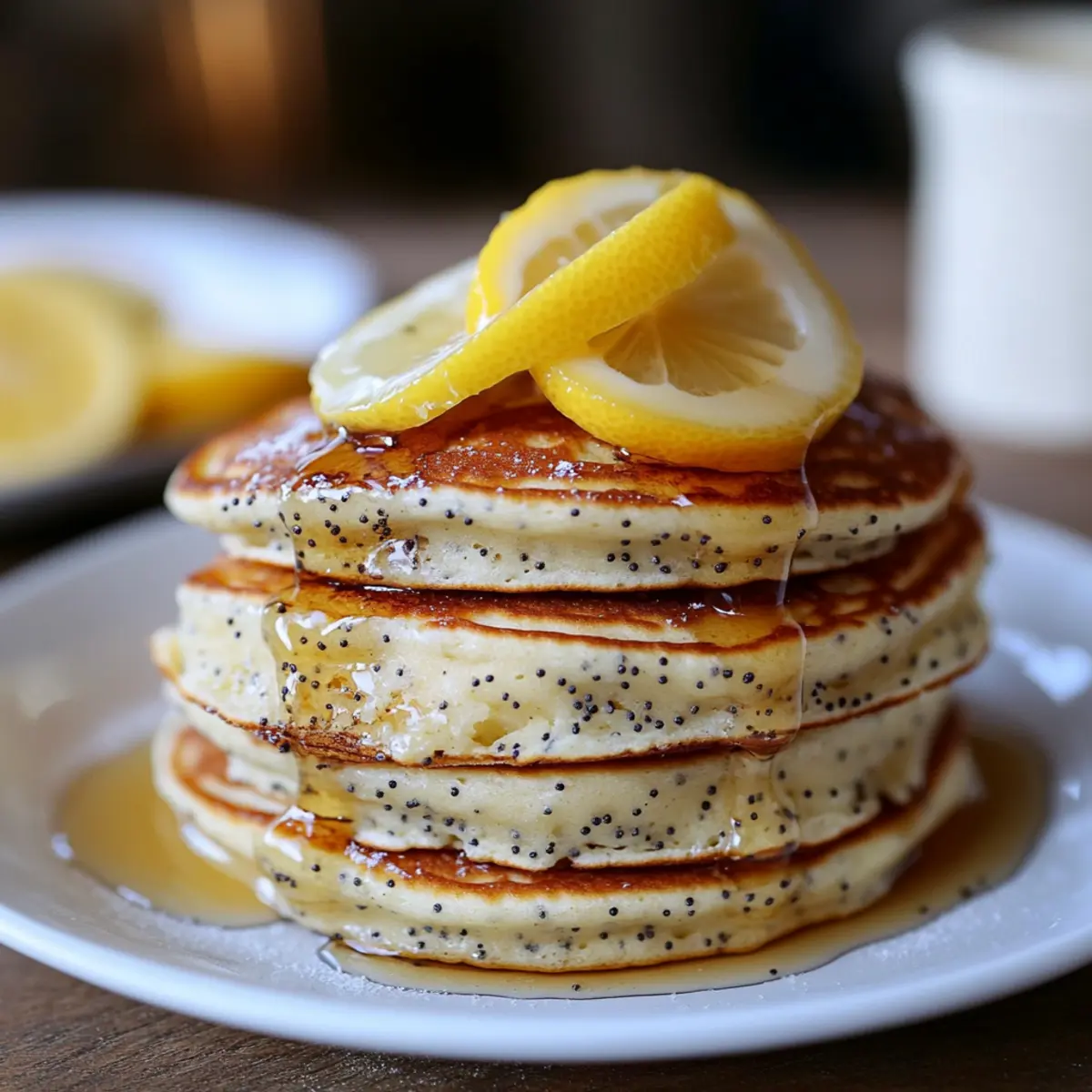 Fluffy Lemon Ricotta Poppy Seed Pancakes for Bright Mornings