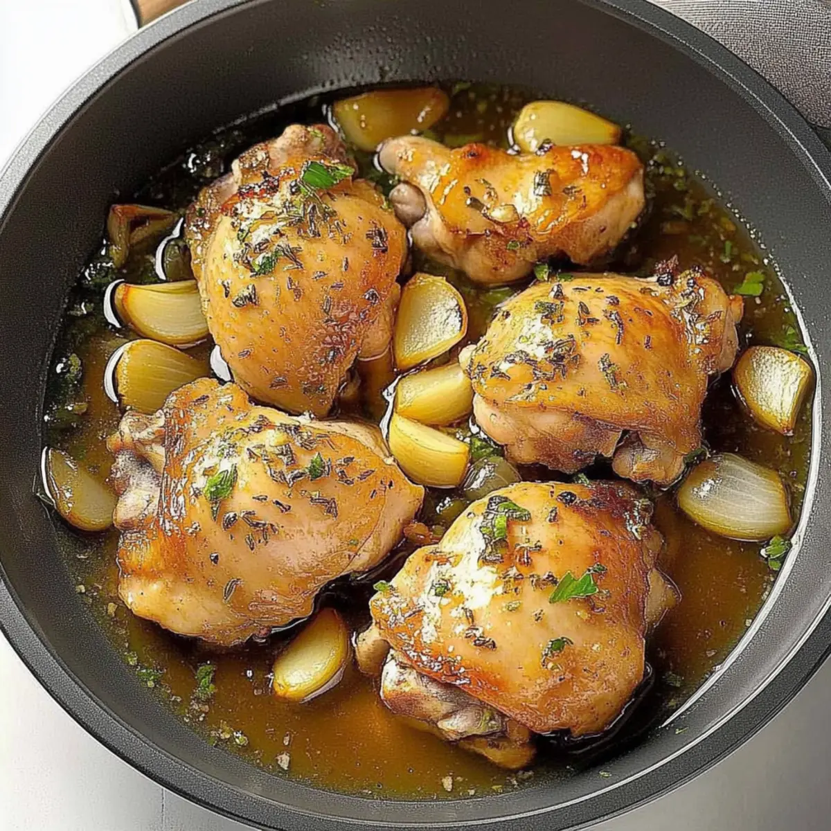 Garlic Herb Chicken That's Juicy and Full of Flavor