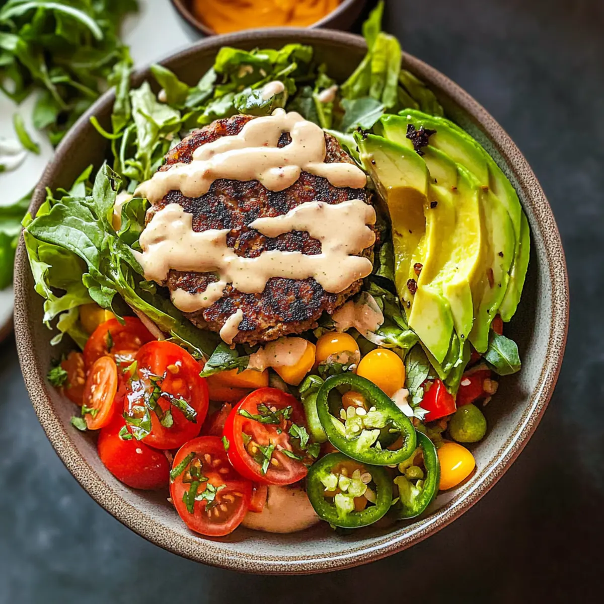 Spice Up Dinner with a Jalapeño Cheddar Burger Bowl