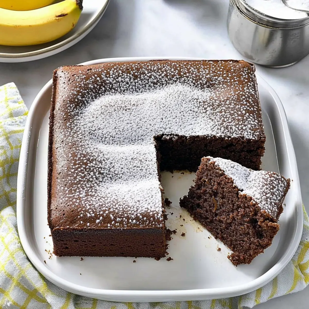 Delightful Banana Chocolate Cake for Your Sweet Cravings