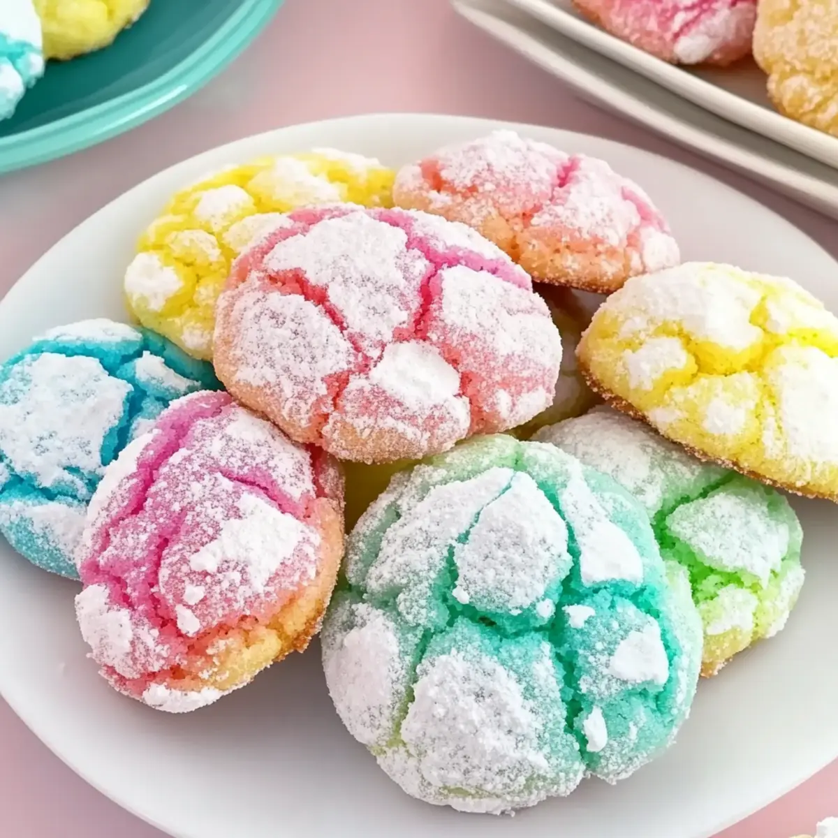 Delicious Springtime Crinkle Cookies That Brighten Your Day
