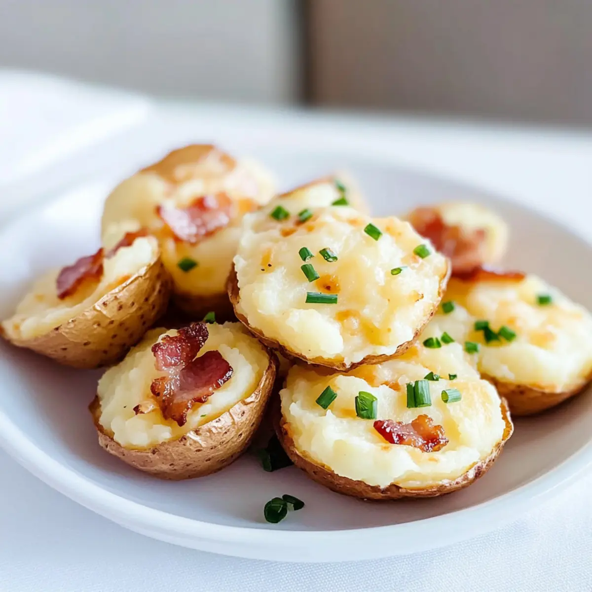 Loaded Mashed Potato Cups: Bite-Sized Comfort on a Plate