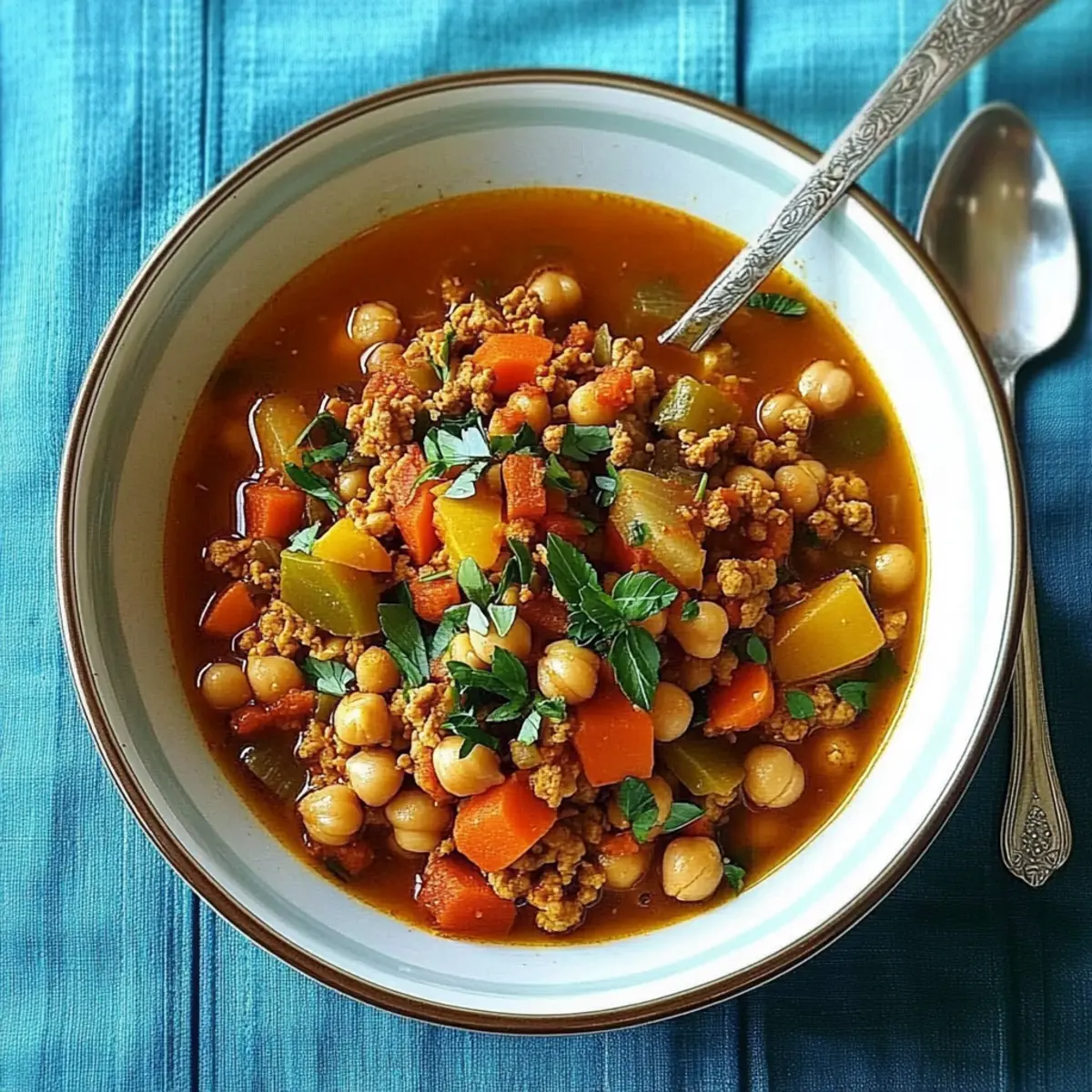 Cozy Moroccan Chickpea and Turkey Stew for Ultimate Comfort