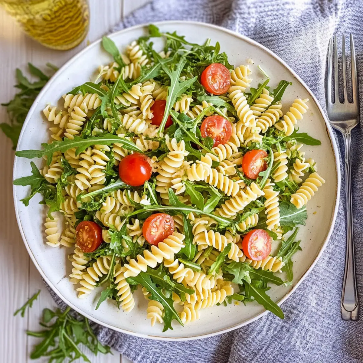 Zesty Lemon Arugula Pasta Salad That Refreshes Every Bite