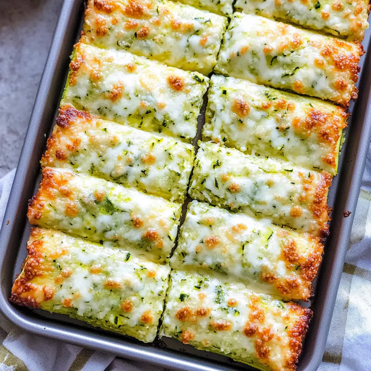 Cheesy Zucchini Breadsticks: Low-Carb Delight You’ll Love