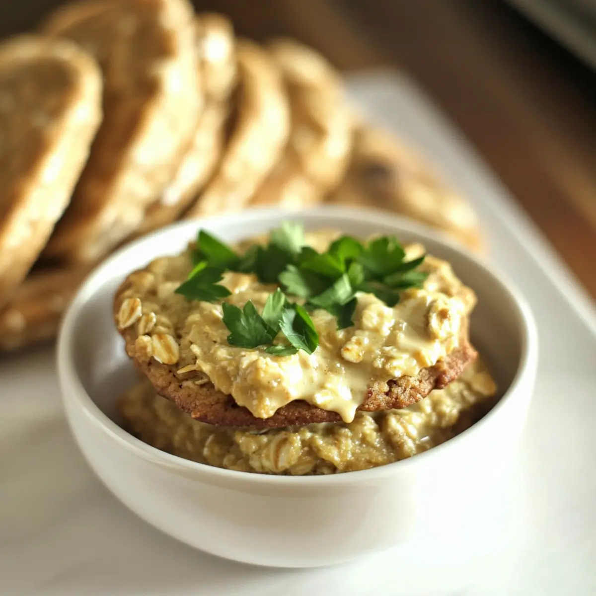Savory Egg Salad with Pita Chips for Quick Snacking Delight