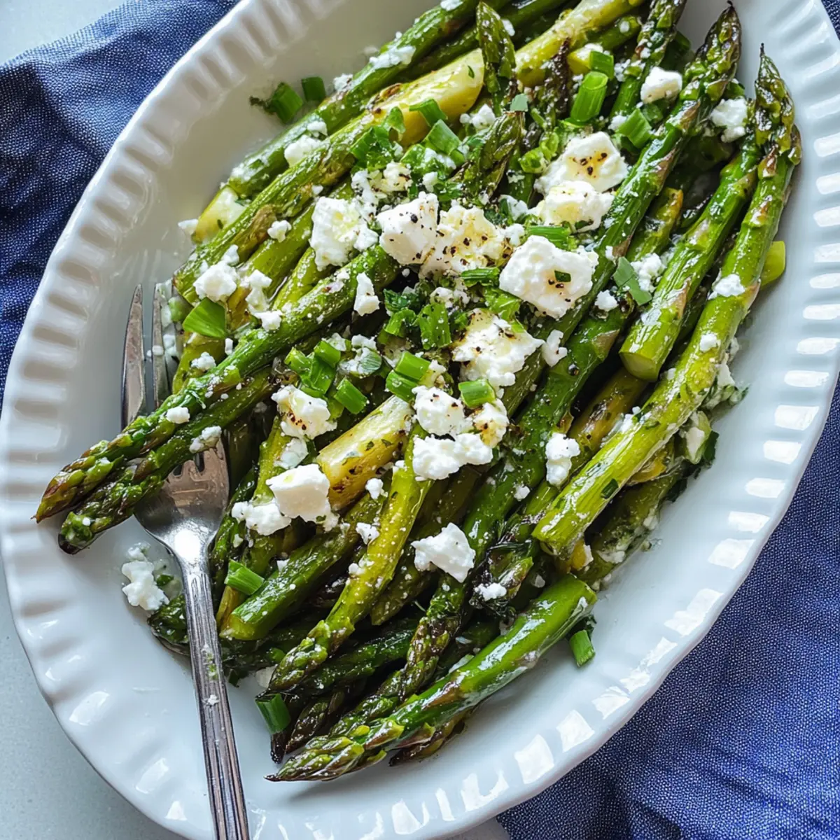 Zesty Greek Asparagus Salad for Fresh Spring Flavor