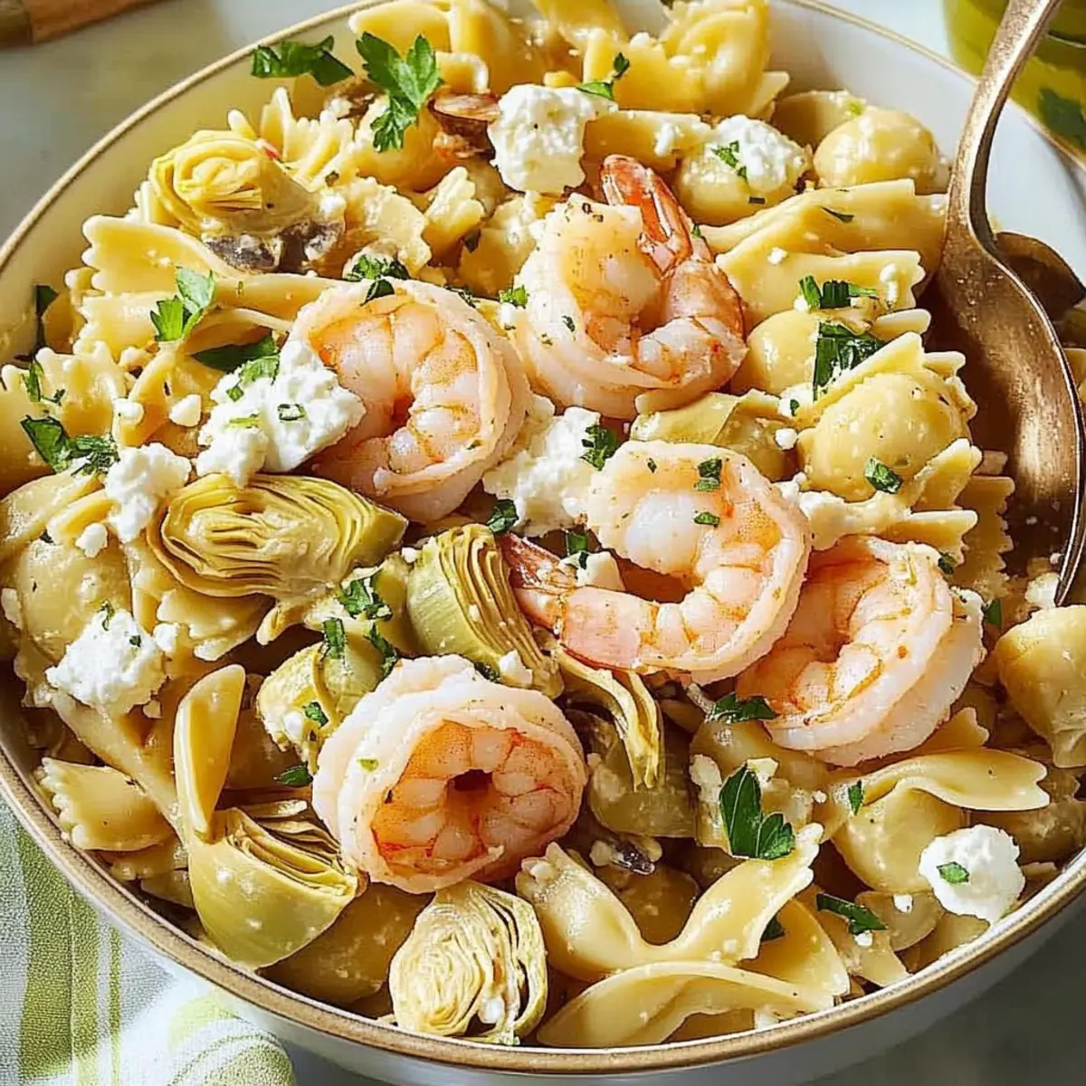 Zesty Artichoke Shrimp Pasta Salad for Summer Gatherings