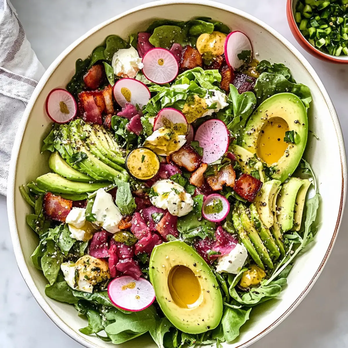 Delightfully Fresh Spring Cobb Salad with Honey-Dijon Vinaigrette