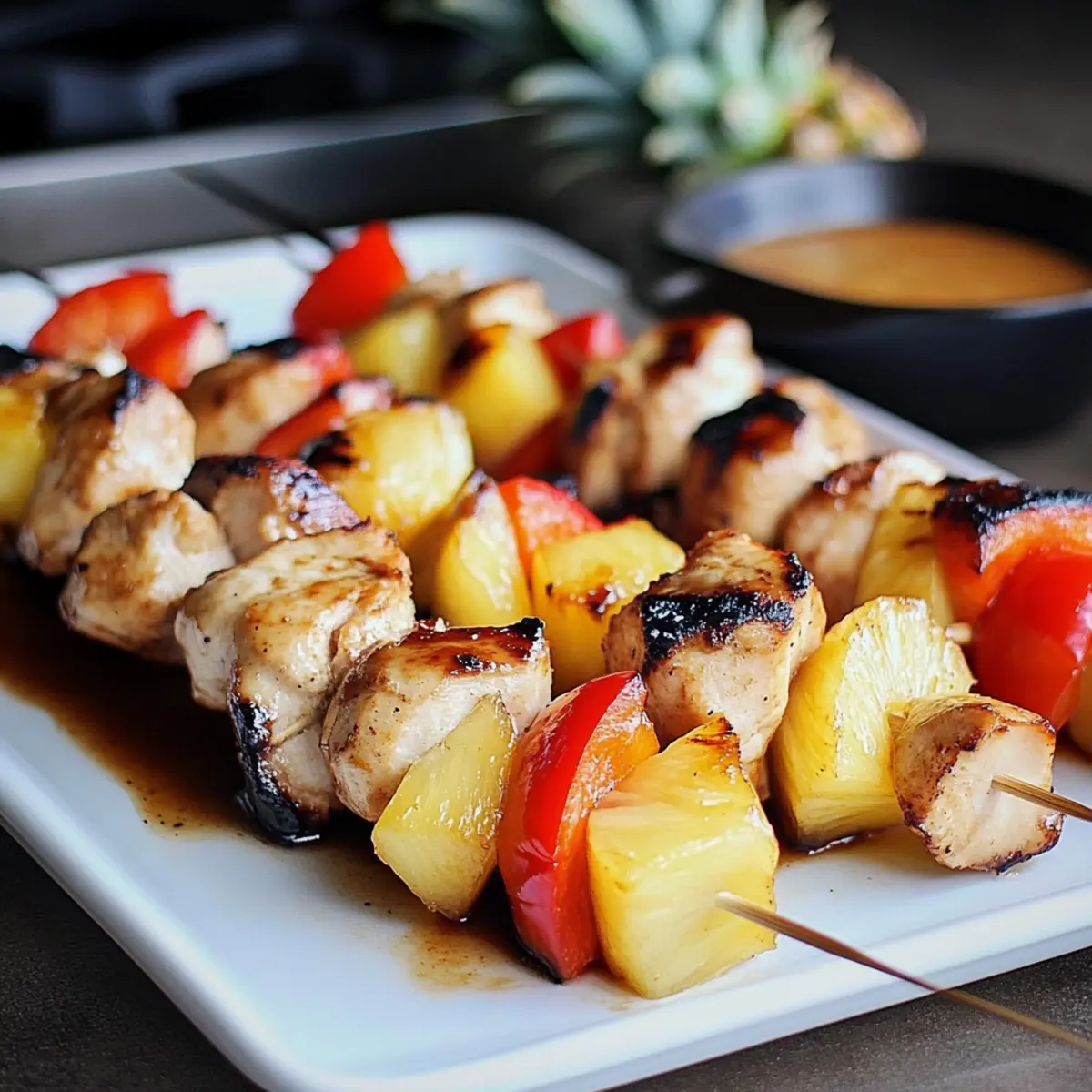 Chinese Chicken and Pineapple Kabobs for a Fun Summer Grill