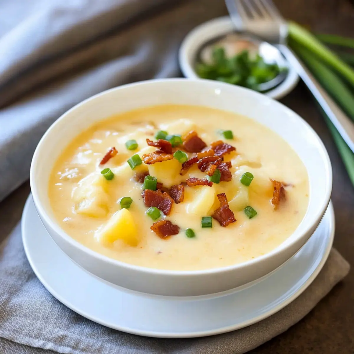 Creamy Crock Pot Cheesy Potato Soup to Warm Your Soul