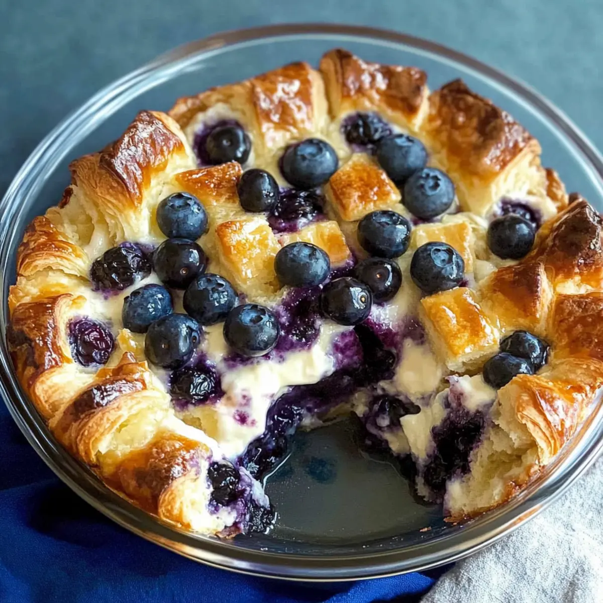 Irresistible Blueberry Croissant Puff for Your Brunch Table