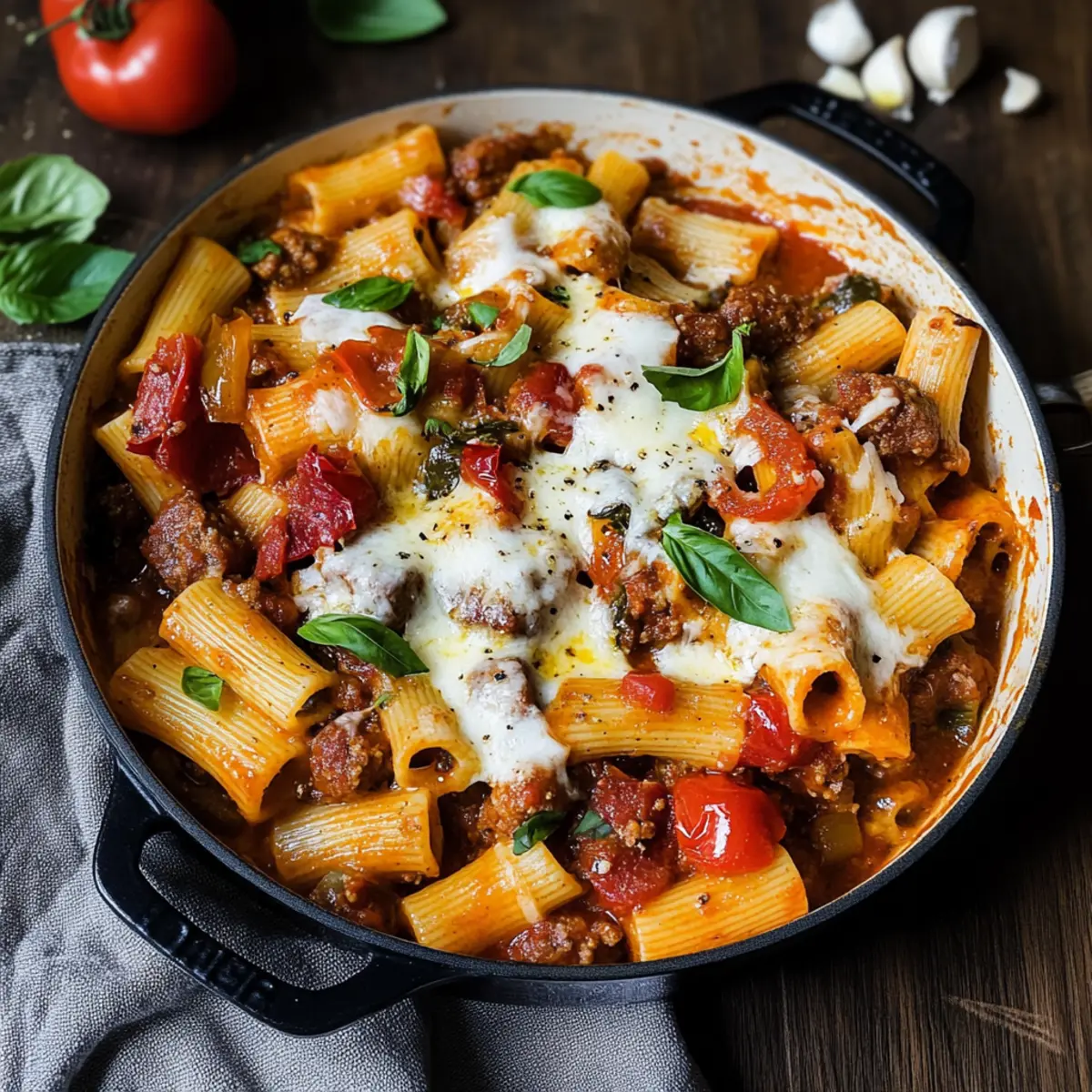 Hearty Italian Sausage and Peppers Rigatoni for Family Fun