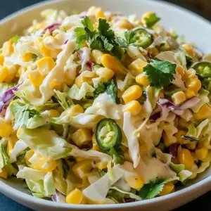 Jalapeno Corn Coleslaw
