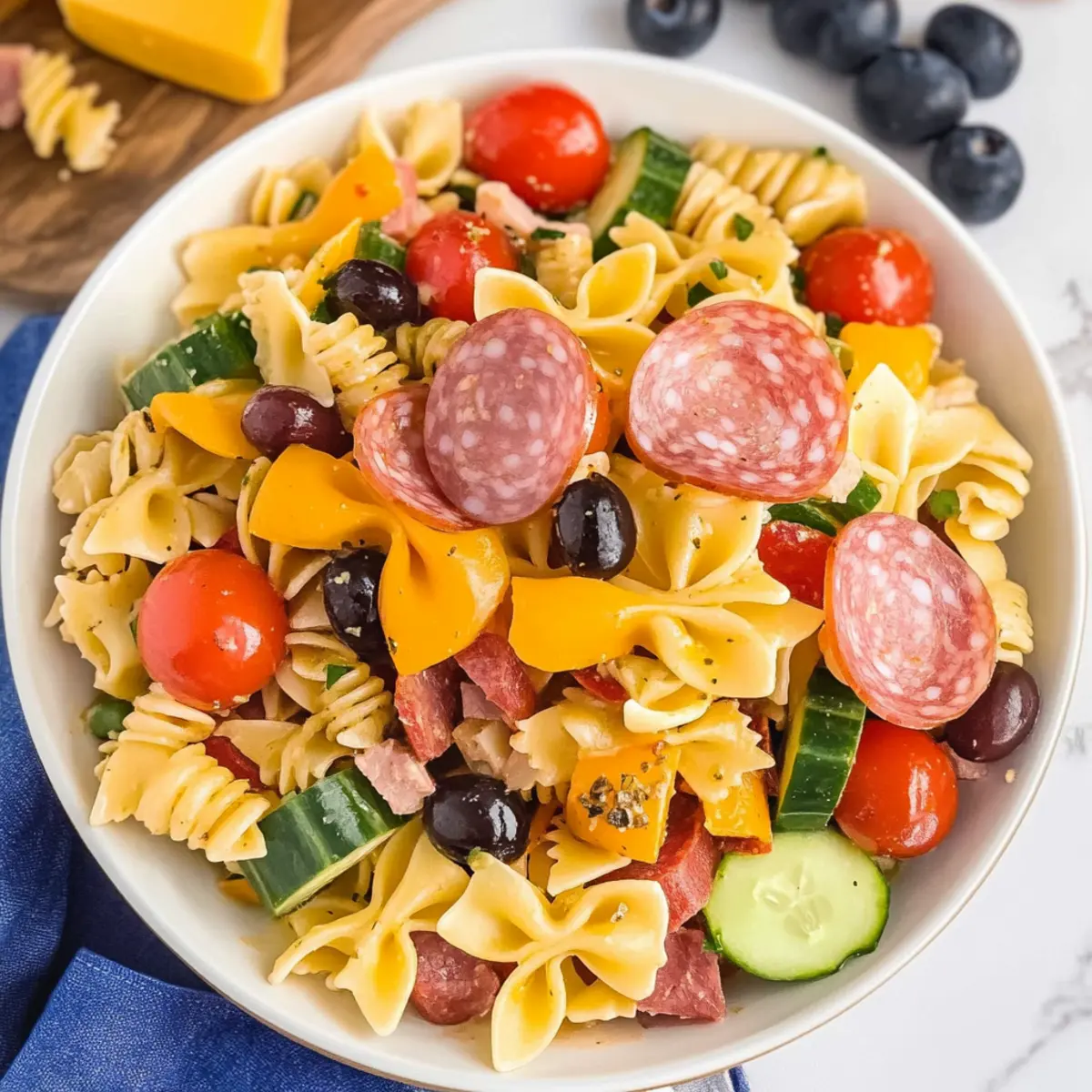 Delicious Roasted Pepper Pasta Salad for Your Summer Picnics