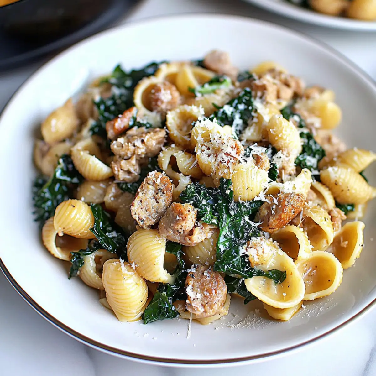 Italian Chicken Sausage Pasta with Kale for Cozy Nights