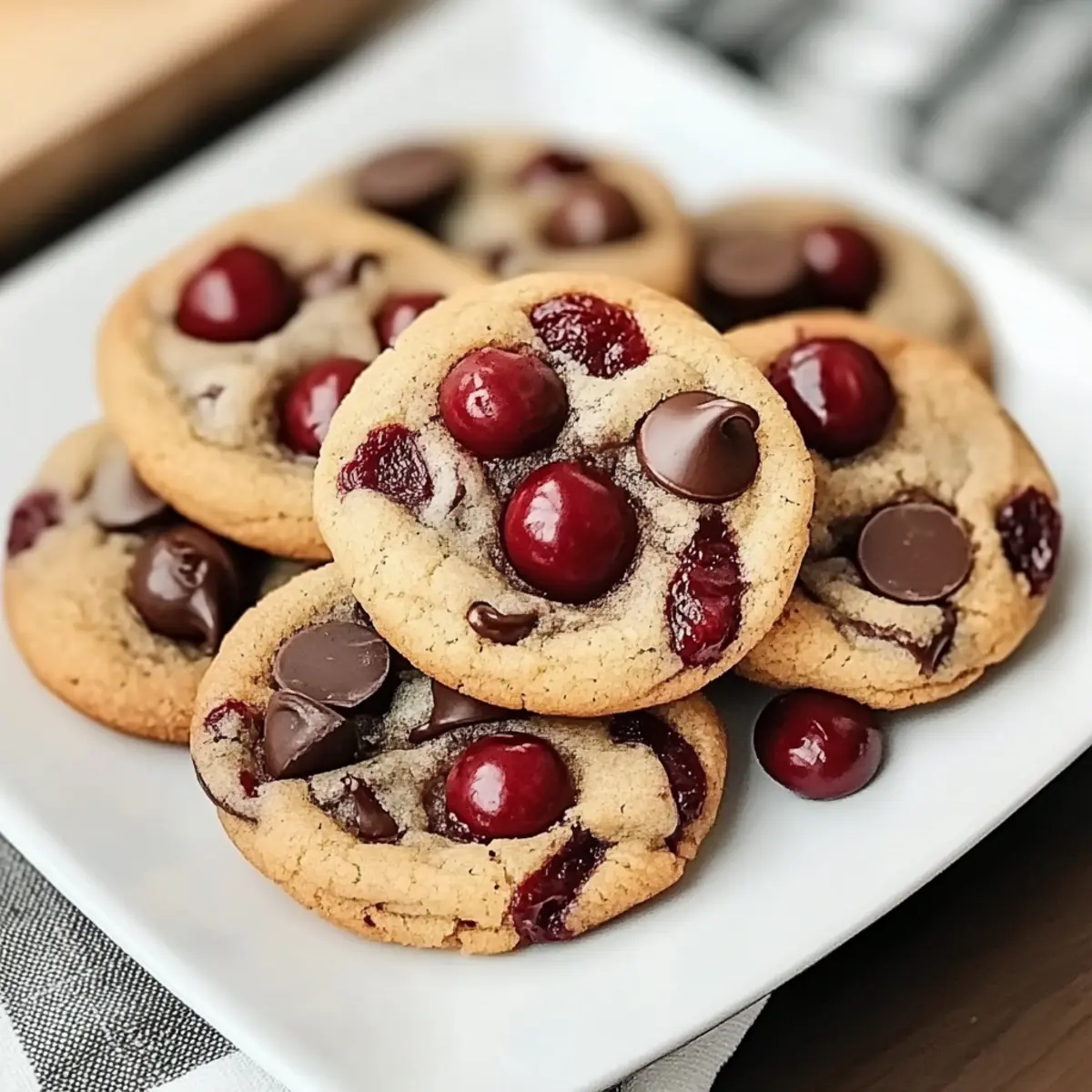 Cherry Chocolate Chip Cookies That Warm Your Heart