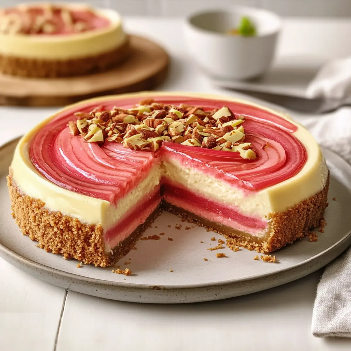 Irresistibly Creamy Rhubarb Cheesecake Recipe You’ll Love