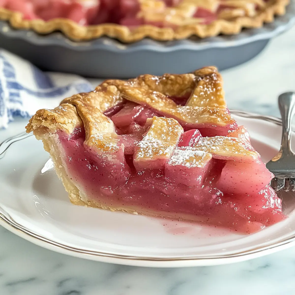 Deliciously Tart Rhubarb Pie That Steals the Show