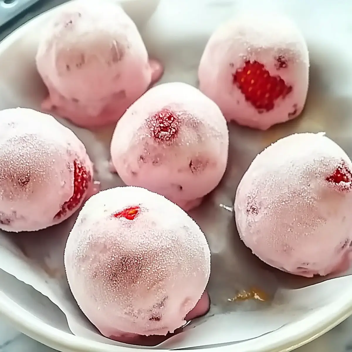 Delicious Frozen Strawberry Yogurt Bites for Guilt-Free Indulgence