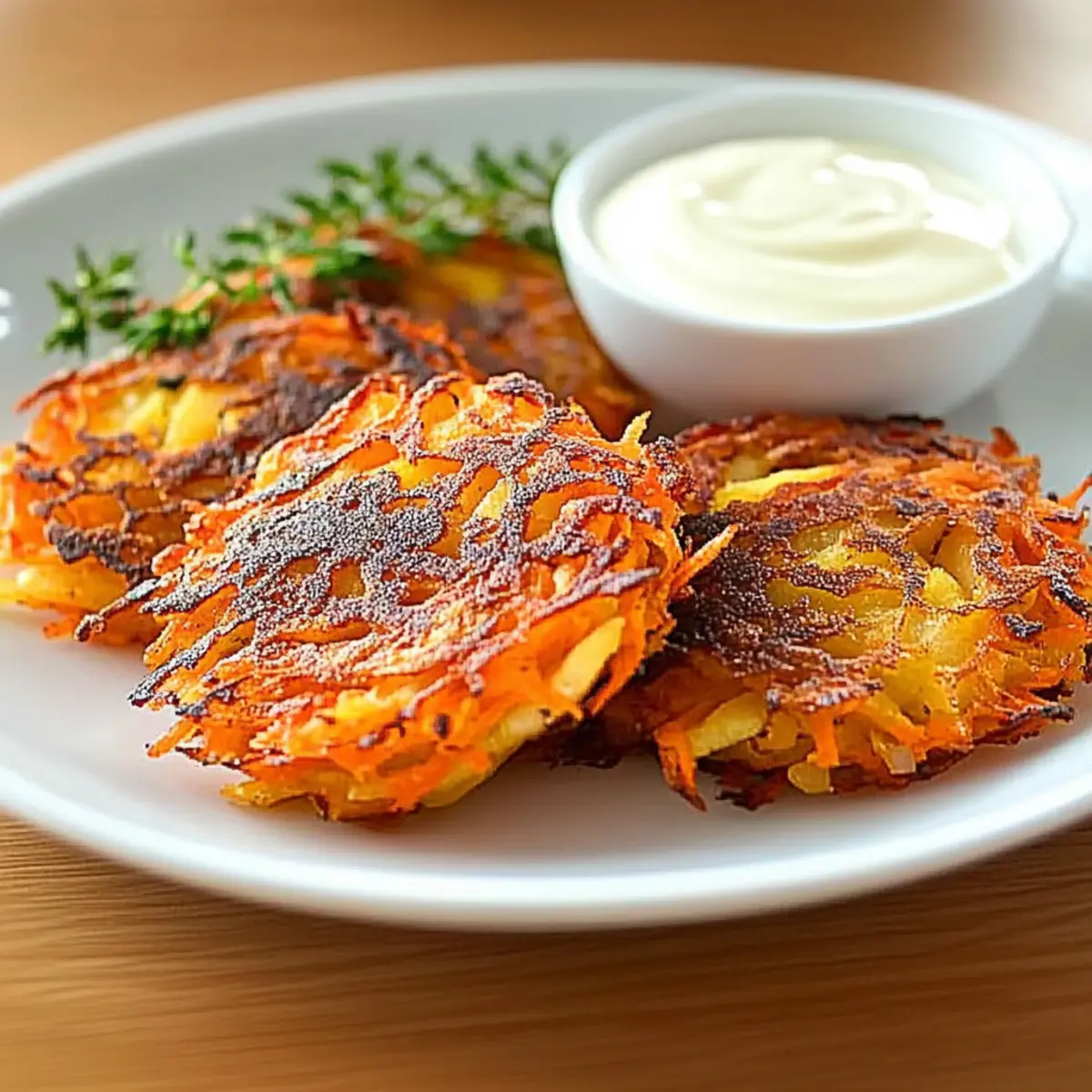 Crispy Carrot and Apple Latkes That’ll Brighten Your Day