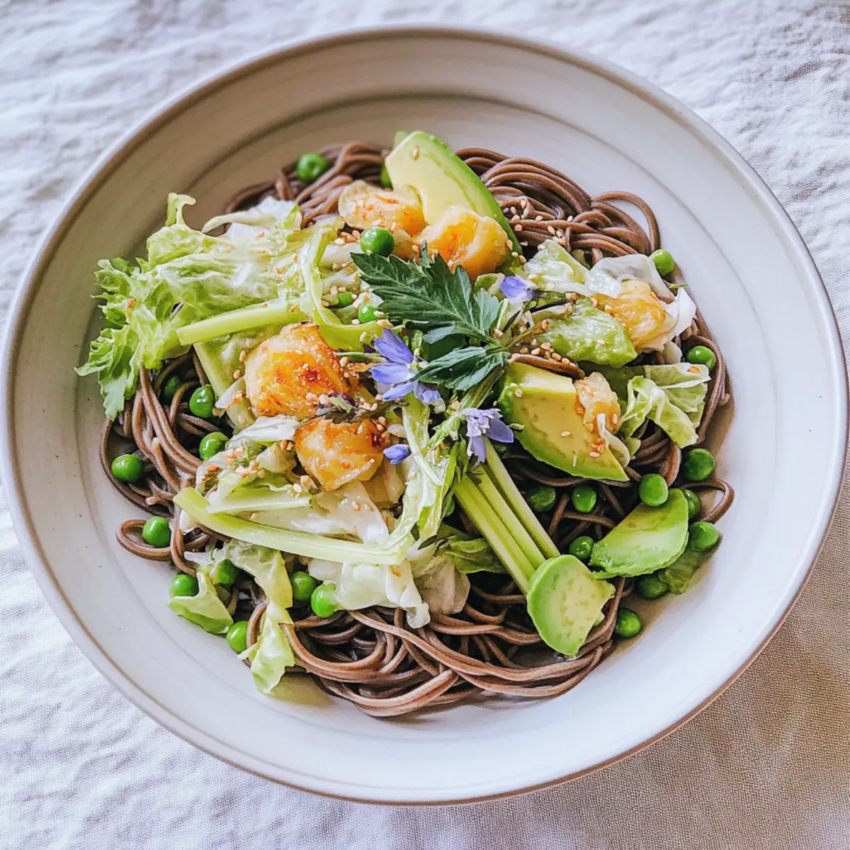 Refreshing Vegan Soba Noodle Salad for Spring Vibes