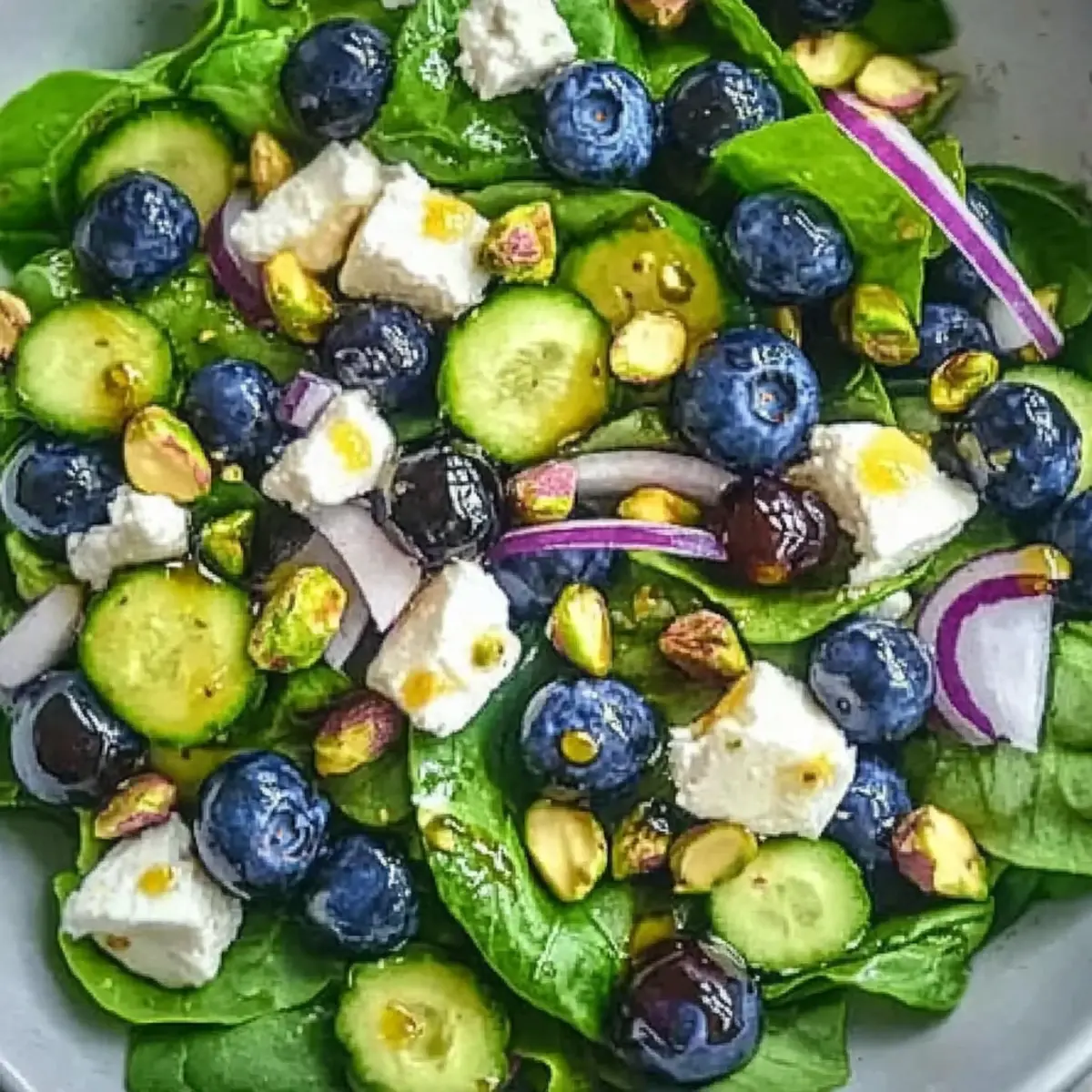 Vibrant Blueberry Pistachio Spring Salad That Refreshes The Soul