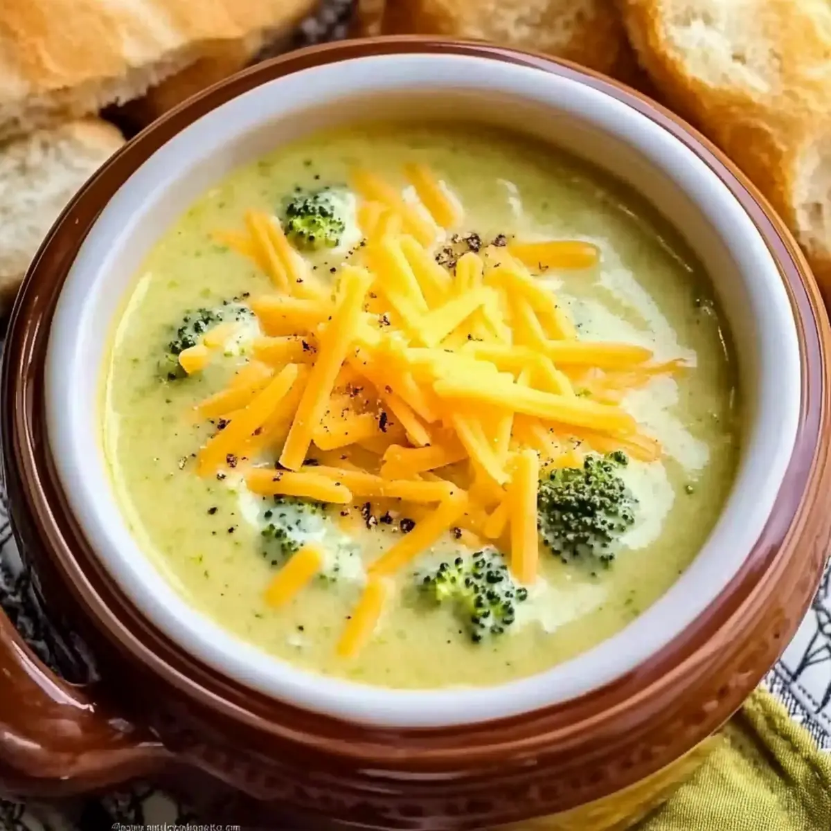 Soul-Warming Slow Cooker Broccoli Cheddar Soup Made Easy