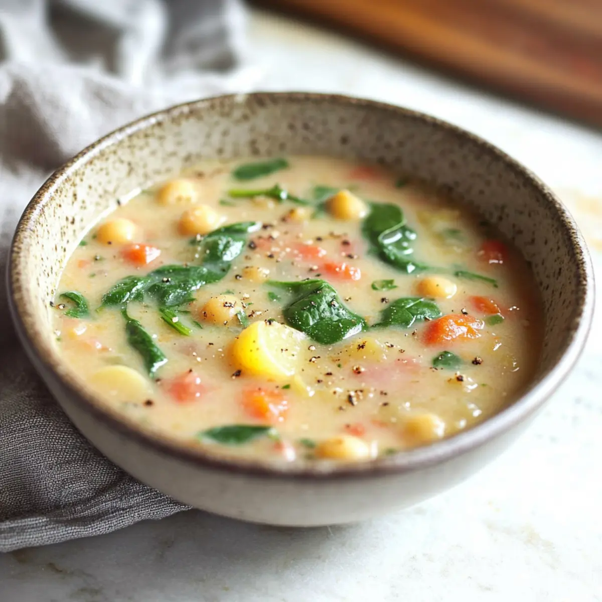 Creamy Veggie Chickpea Potato Soup for Cozy Days