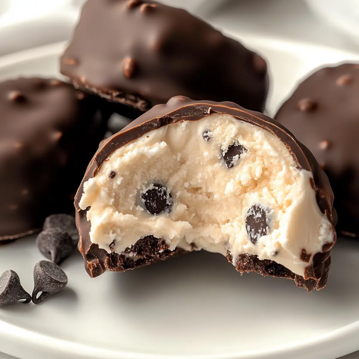 Cookie Dough Frozen Yogurt Bites for a Guilt-Free Treat