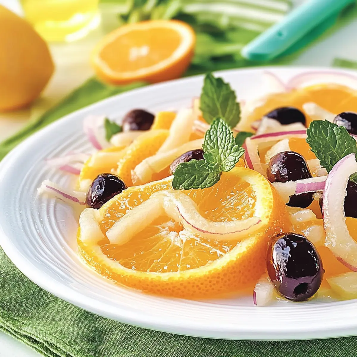 Brighten Your Day with Greek Orange Salad and Fresh Mint
