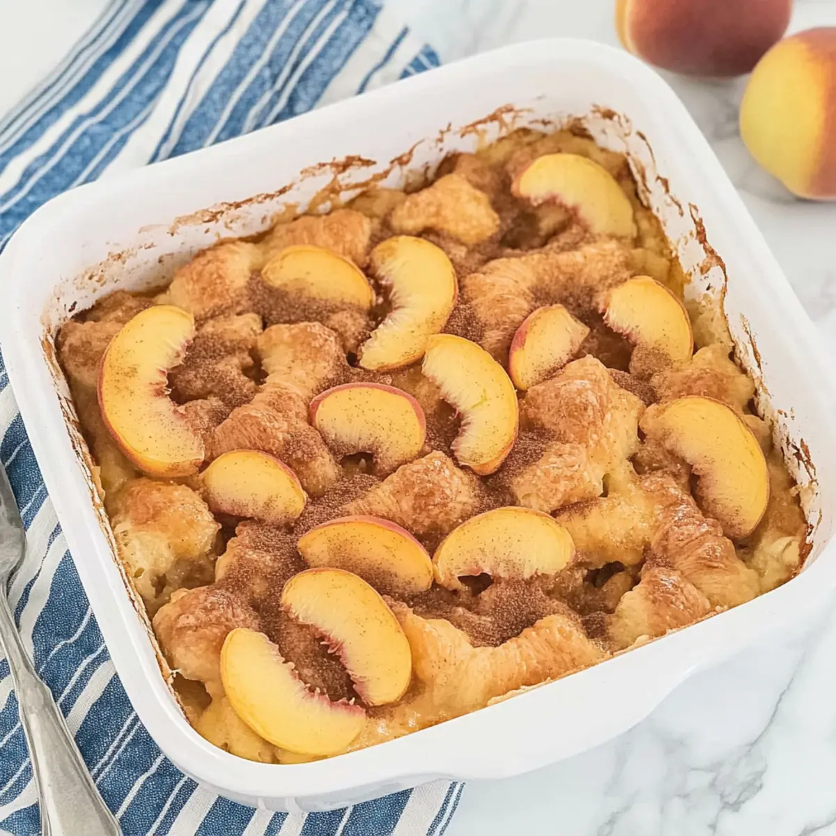 Wife Saver Breakfast: Flaky Peach Casserole Bliss