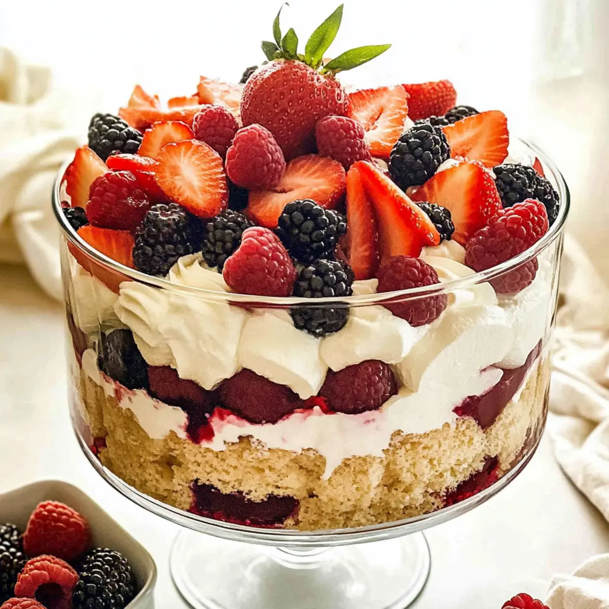 Angel Food Berry Trifle: A Light, No-Bake Spring Delight