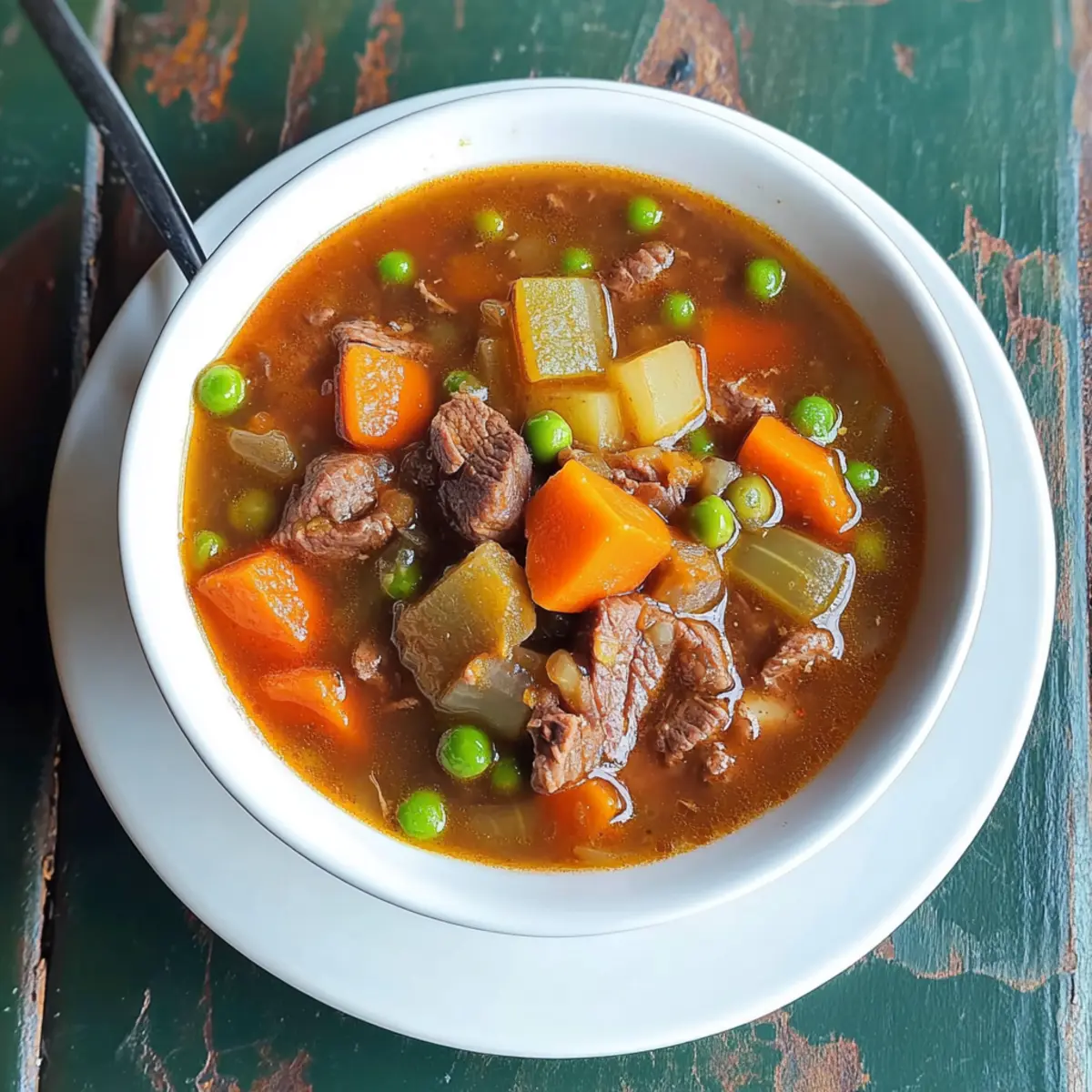 Warm Up with My Mom's Old-Fashioned Vegetable Beef Soup